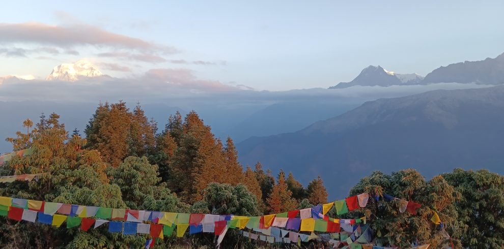 Trekking to Annapurna Base Camp Trekking (ABC) is a popular Himalayan trek in Nepal, typically lasting 7-12 days and reaching an elevation of 4,130 meters, requiring good physical fitness and acclimatization to avoid altitude sickness.